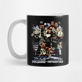 Floyd Mayweather Vs. Manny Pacquiao Vintage Mug